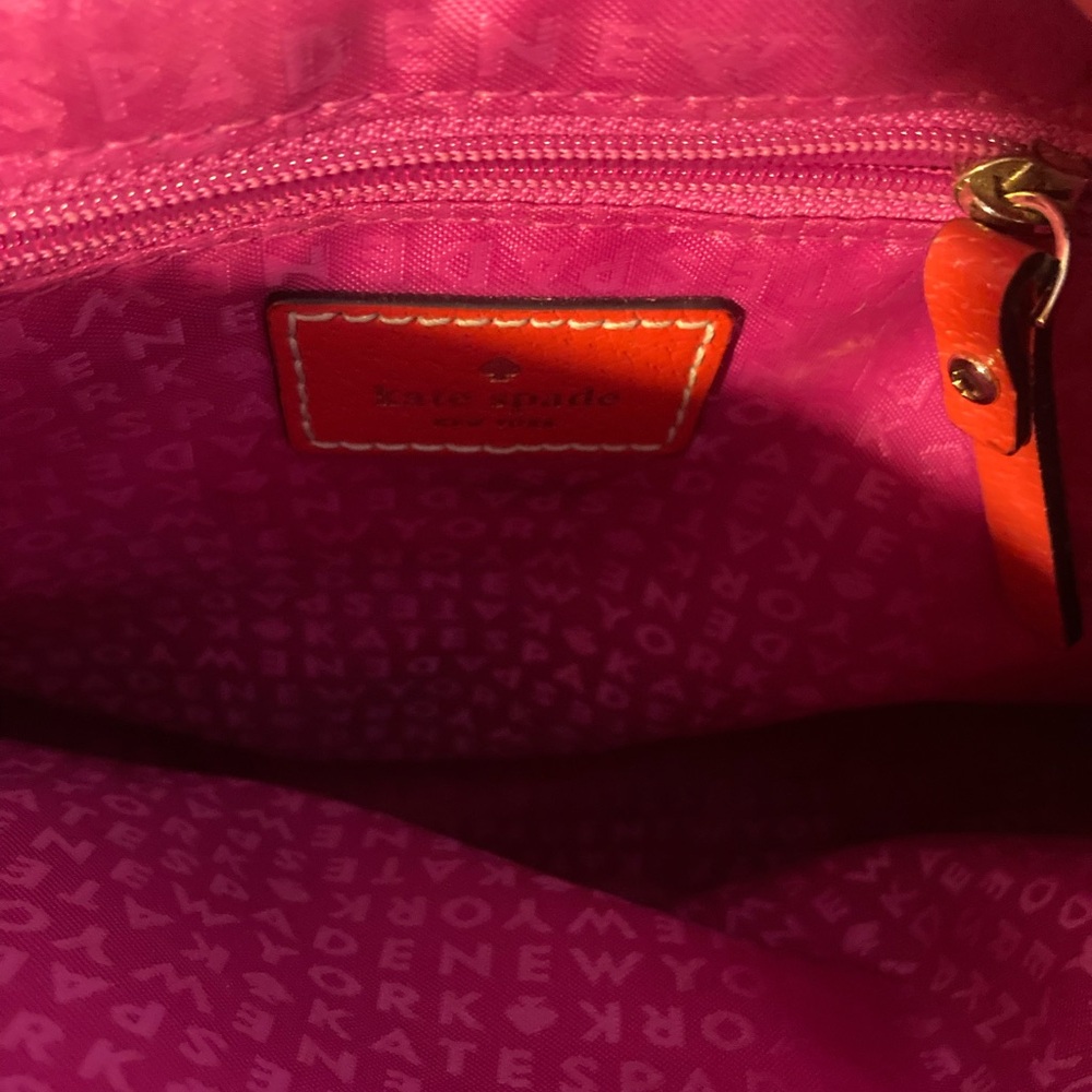 Kate Spade Red Satchel Crossbody with Structured Design - Picture 10 of 16